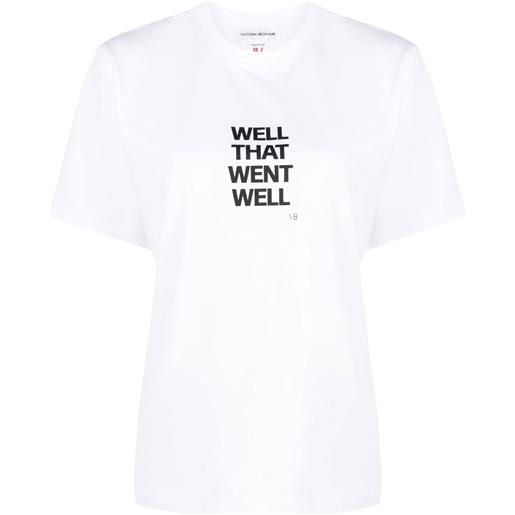 Victoria Beckham t-shirt con stampa - bianco
