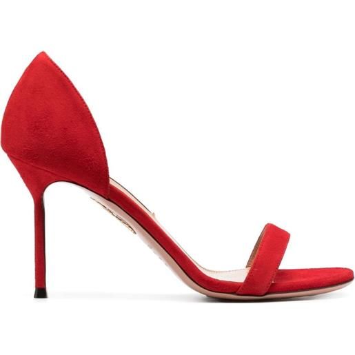 Aquazzura sandali uptown 90mm - rosso