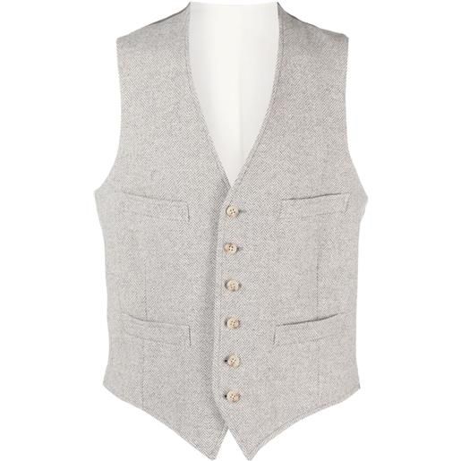 Polo Ralph Lauren gilet spigato - grigio