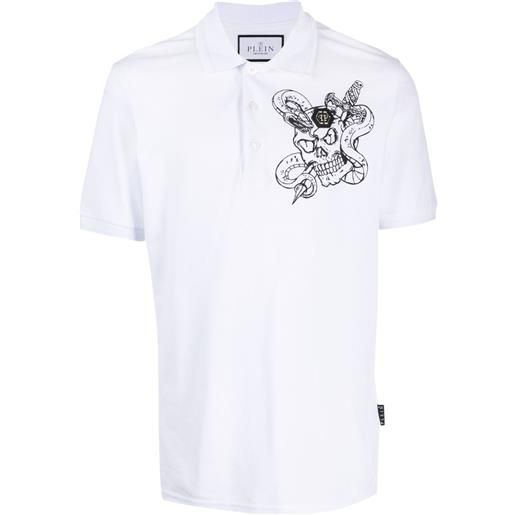 Philipp Plein polo snake - bianco