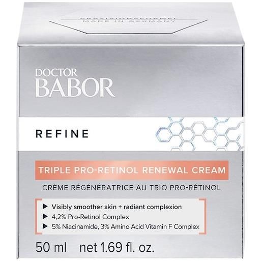 BABOR cura del viso doctor BABOR triple pro-retinol renewal cream
