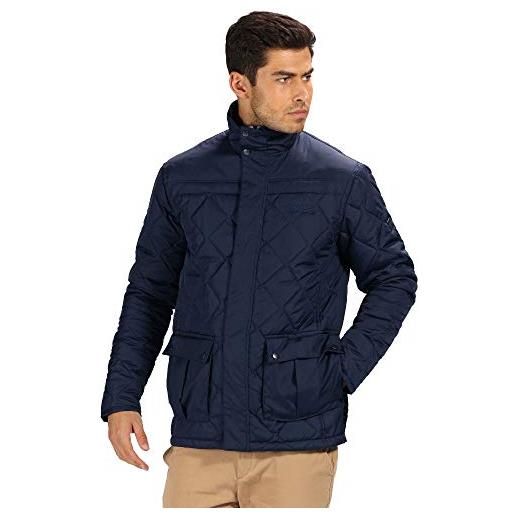 Regatta lachlan - giacca da uomo trapuntata idrorepellente e isolata, uomo, giacca, rmn125, marina militare, l