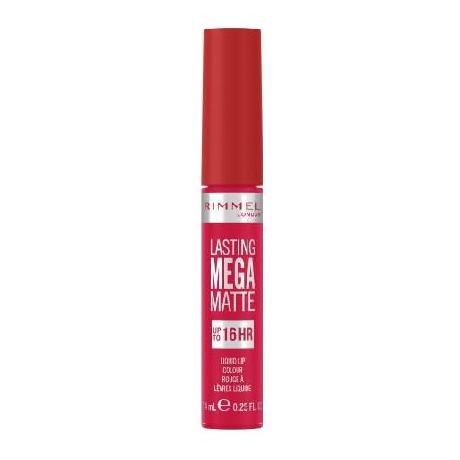 Rimmel London lasting mega matte liquid lip colour rossetto liquido opaco a lunga durata 7.4 ml tonalità fuchsia flush