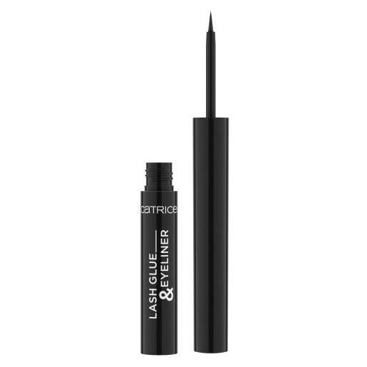 Catrice lash glue & eyeliner adesivo per ciglia finte e eyeliner in un unico prodotto 1.7 ml tonalità 010 strong black