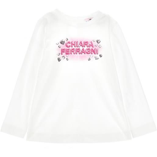 CHIARA FERRAGNI t-shirt cotone cf diamonds