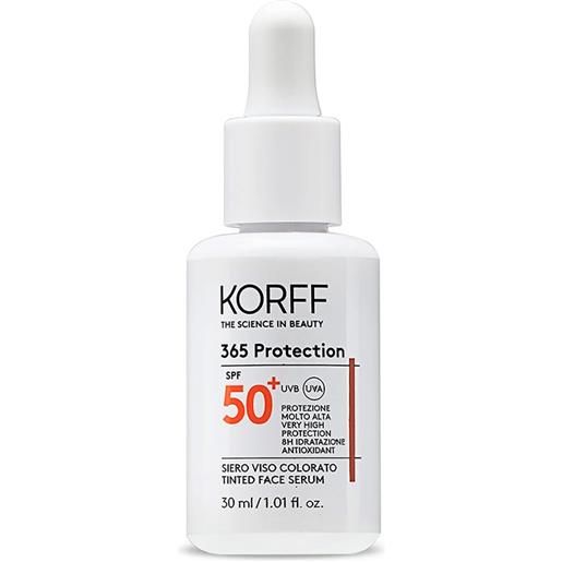 Korff Sole korff 365 protection - siero viso colorato spf 50+ protezione molto alta, 30ml
