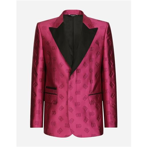 Dolce & Gabbana giacca sicilia tuxedo monopetto jacquard dg