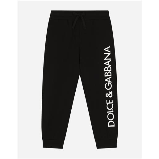 Dolce & Gabbana pantaloni jogging in cotone con stampa logo