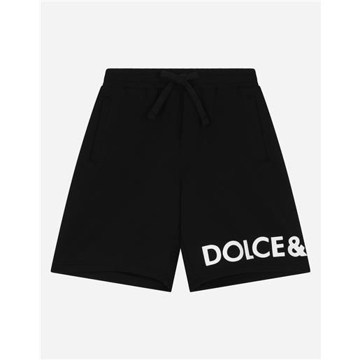 Dolce & Gabbana pantaloni jogging in cotone con stampa logo