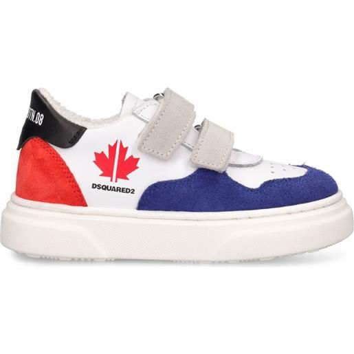 DSQUARED2 sneakers in pelle stampata