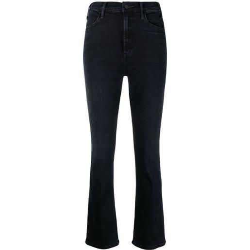 MOTHER jeans crop svasati - blu