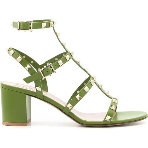 Valentino Garavani sandali rockstud 60mm - verde