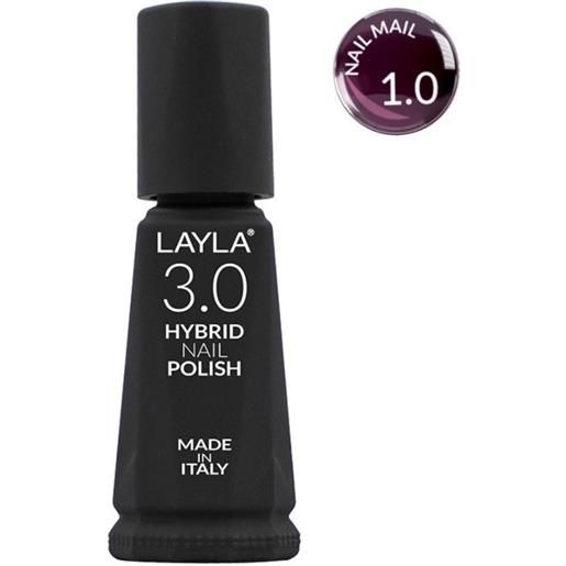 LAYLA 3.0 hybrid nail polish - smalto per unghie n. 1.0 nail mail