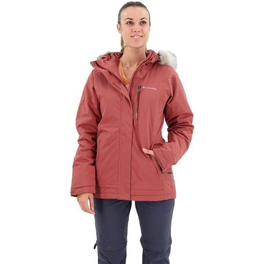 Columbia ava alpine™ full zip rain jacket rosso m donna