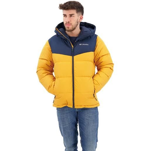 Columbia iceline ridge™ full zip rain jacket giallo, blu 2xl uomo