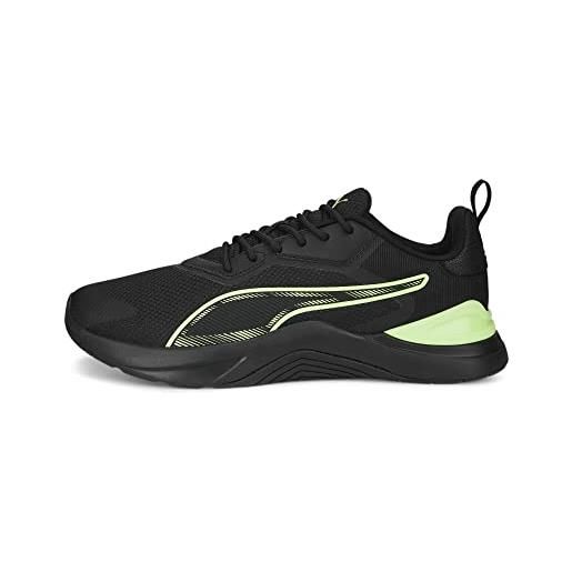PUMA unisex adults' sport shoes infusion road running shoes, PUMA black-cool dark gray, 44