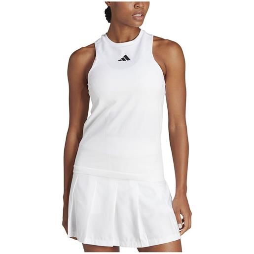 Adidas aeroready pro seamless sleeveless t-shirt bianco s donna