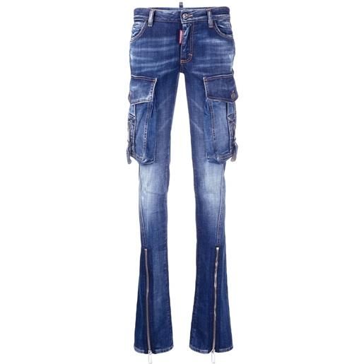 Dsquared2 jeans svasati - blu