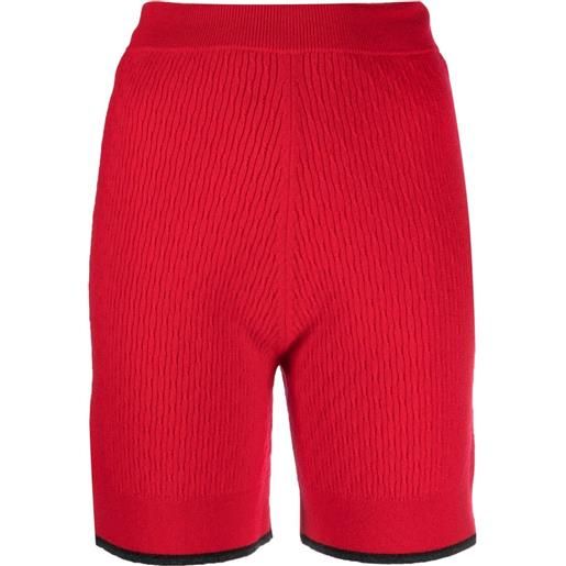 Barrie shorts con vita elasticizzata - rosso
