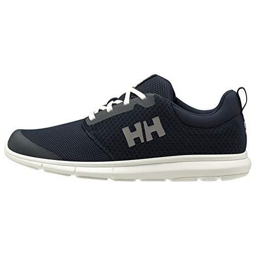 Helly Hansen feathering, scarpe da barca uomo, nero black white, 43 eu