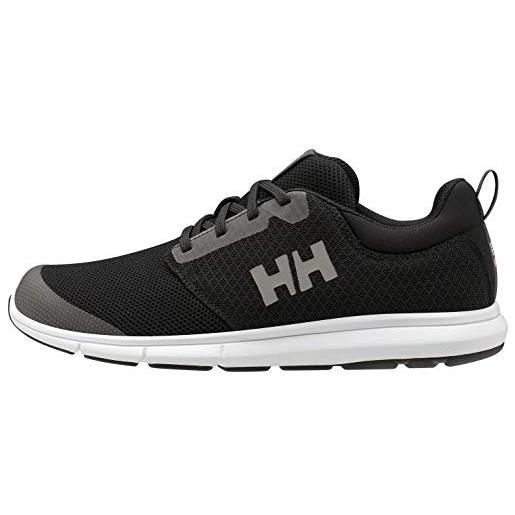 Helly Hansen feathering, scarpe da barca uomo, nero black white, 43 eu