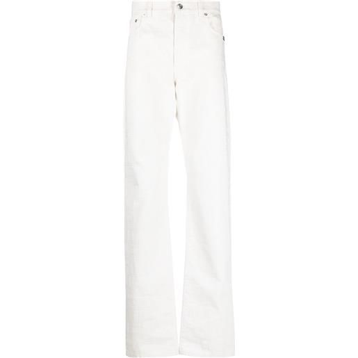 VTMNTS jeans dritti con stampa - bianco