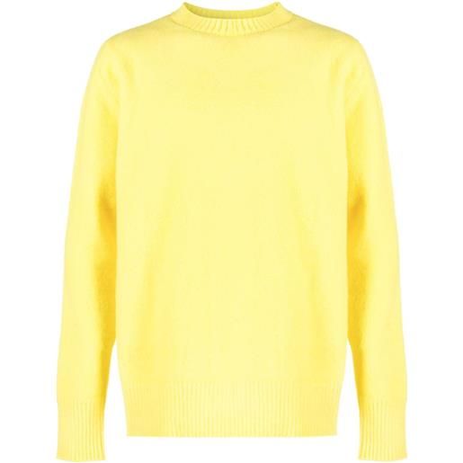 OAMC maglione con logo - giallo