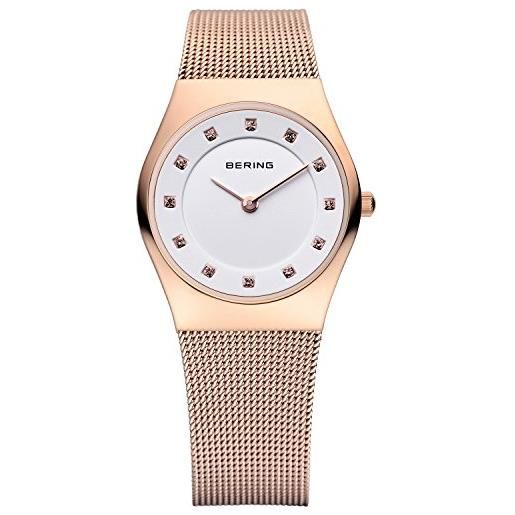 BERING donna analogico quarzo classic orologio con cinturino in acciaio inossidabile cinturino e vetro zaffiro 11927-366