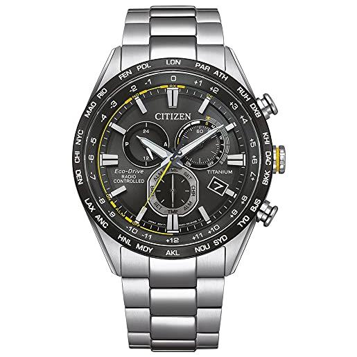 Citizen orologio cronografo automatico uomo con cinturino in titanio cb5947-80e