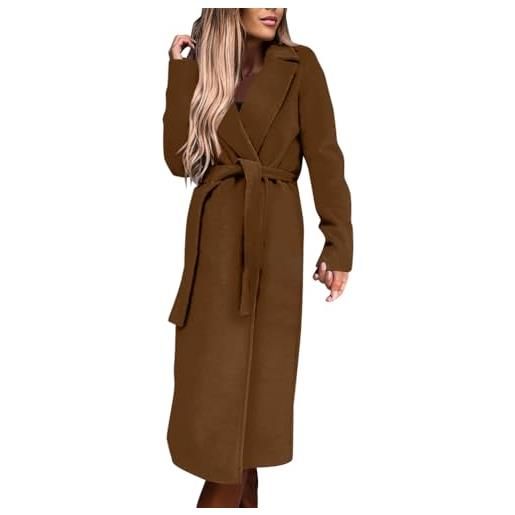 shownicer donna caldo rivestimento sottile spessore parka cappotto invernale outwear donna casual manica lunga stampa invernal a caffè s