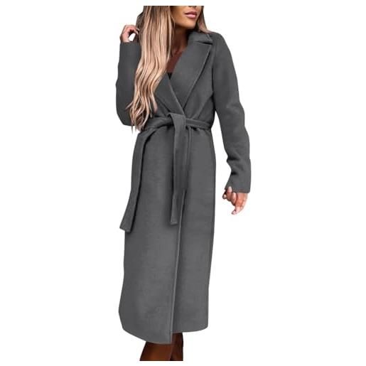 shownicer donna caldo rivestimento sottile spessore parka cappotto invernale outwear donna casual manica lunga stampa invernal a grigio scuro s