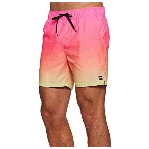 BILLABONG uomo pantaloncini da surf all day faded (neon orange), taglia: s
