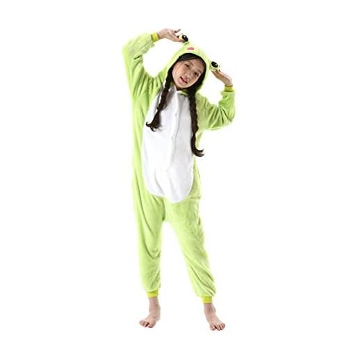DarkCom ragazzi ragazze cartoon pigiama outfit casual loungewear nightsuit verde1,100(suggerisci altezza 90cm-108cm