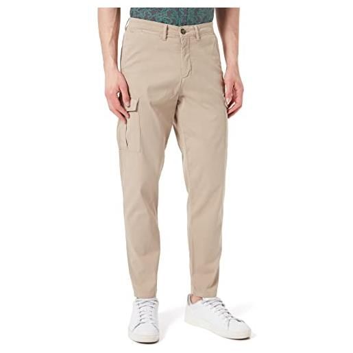 SELECTED HOMME slhslimtapered-wick 172 cargo w noos pantaloni, cincillà, 44 it (30w/32l) uomo
