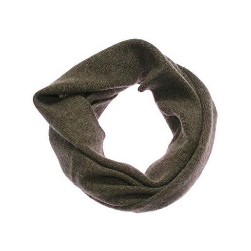 Duemme Maglieria Cashmere - uomo donna, scaldacollo, sciarpa ad anello, 100% cachemire (grigio chiaro, taglia unica)
