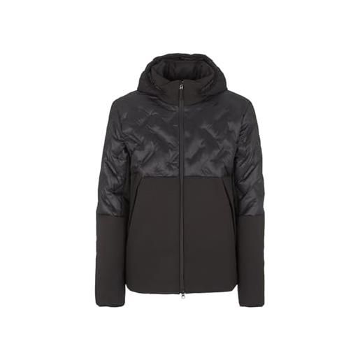Emporio Armani giacca winter jackets con cappuccio con imbottitura in ardor7 recycled (black, s)