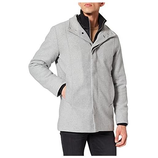 JACK & JONES coat coat light grey melange s light grey melange s