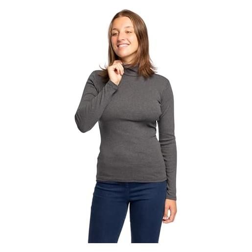 RAGNO lupetto donna maglia mezzo collo manica lunga caldo e soffice cotone bio articolo d274az bio cotton, c13 string, 6 - sesta