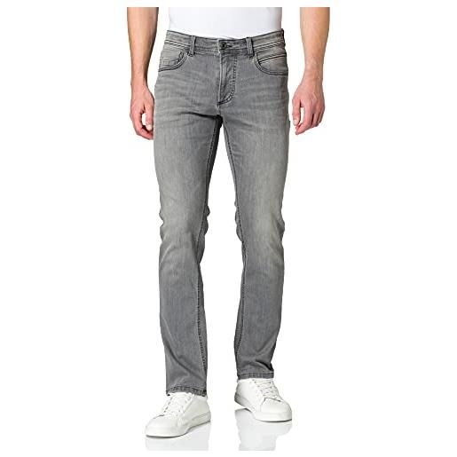 Camel active 5-pocket houston jeans straight, grigio (grey 5), w46/l34 (taglia produttore: 46/34) uomo