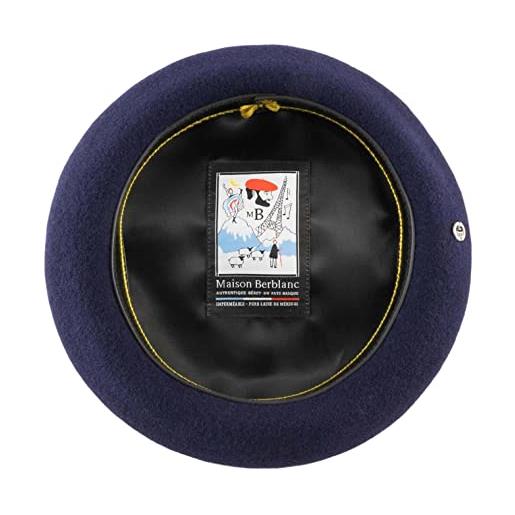 Maison Berblanc - berretto basco francese idrorepellente le parisien - size 60 cm - bleu-marine