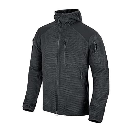 Helikon-Tex uomo alpha hoodie giacca grid fleece shadow grey taglia xl