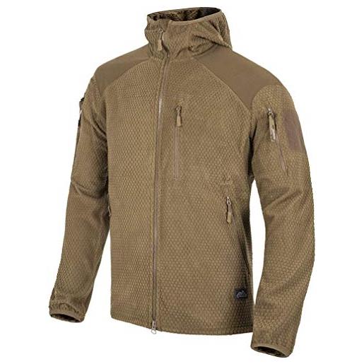 Helikon-Tex uomo alpha hoodie giacca grid fleece verde oliva taglia xs