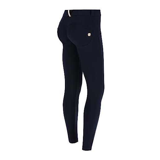 FREDDY - pantaloni push up wr. Up® 7/8 superskinny cotone organico, nero, large