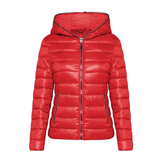 ARTIKA ICEWEAR piumino donna artika active jacket n1200 cappuccio giubbotto giacca invernale (l, cherry red)