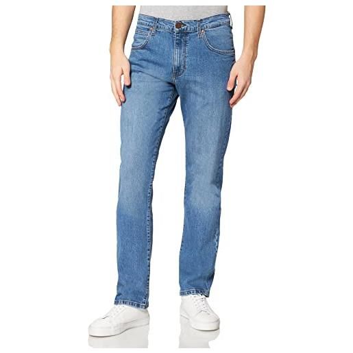 Wrangler arizona s jeans, blu (fuse blue 0d), 30w/34l uomo