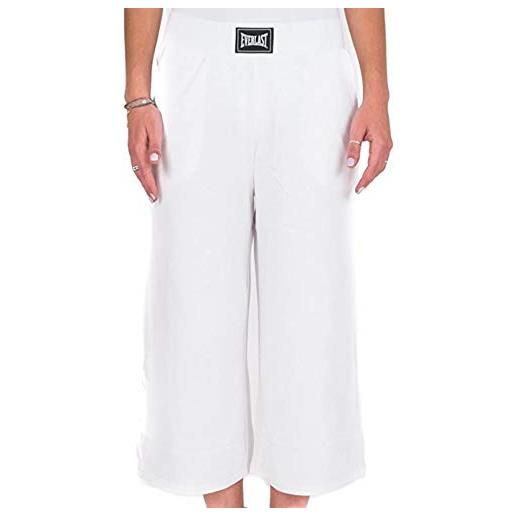 Everlast pantalone donna jeane panta coulotte 24w455j60 (s - 1000 white)