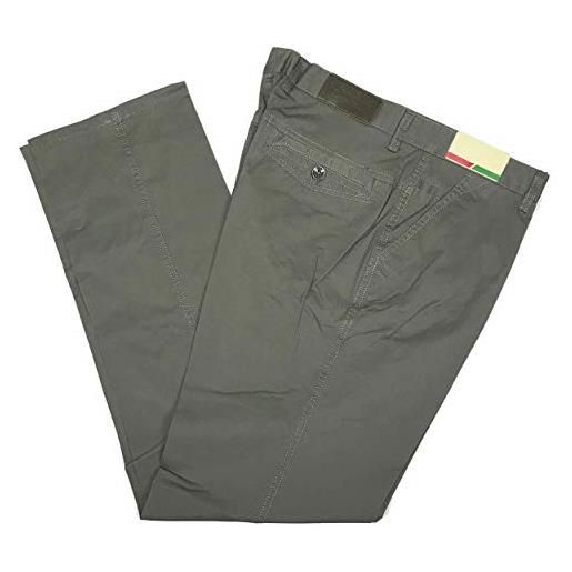 Mastino pantalone uomo estivo tasca america classico elasticizzato vita alta gamba larga colorato (it, numero, 58, regular, regular, blu)