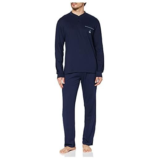 Navigare b2y14280 set di pigiama, navy, l, uomo