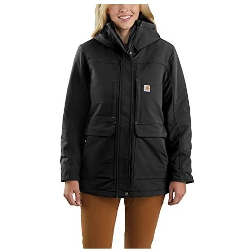 Carhartt super dux relaxed fit insulated tradizional coat, nero, xl donna