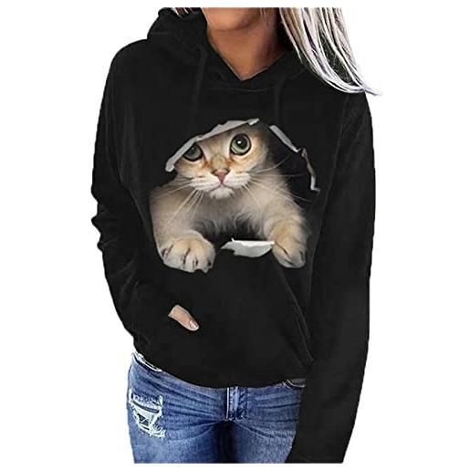 Marsupio Per Gatti Lozssnigzi Felpa-Porta Gatto Hoodie Cane Per